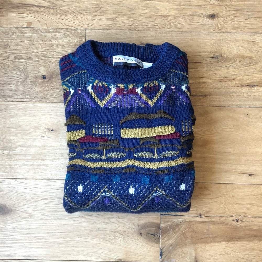 Vintage Coogi inspired sweater
